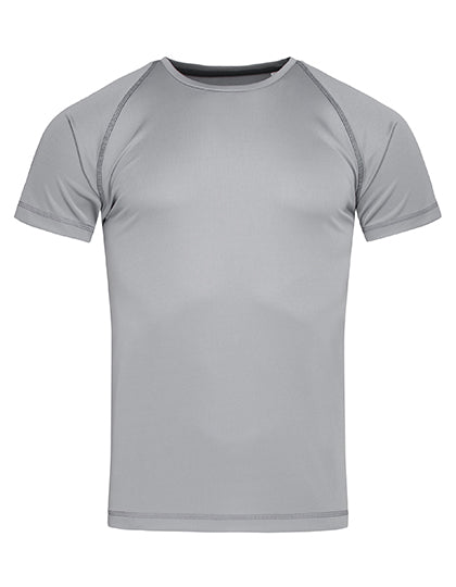 Mesh Team Raglan in Silver Grey, Größe XXL