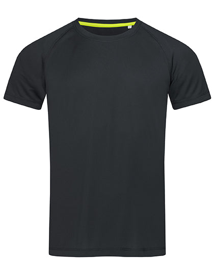 Mesh Raglan in Black Opal, Größe 3XL