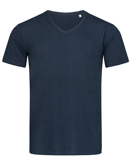 Ben V-Neck in Marina Blue, Größe XXL
