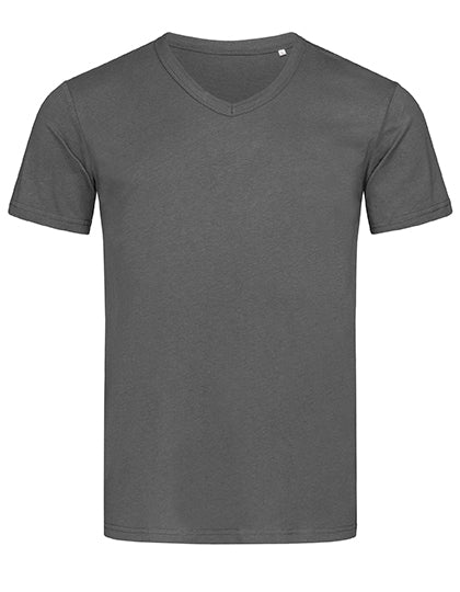 Ben V-Neck in Slate Grey (Solid), Größe XXL