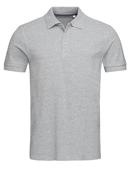 Lux Polo Men in Grey Heather, Größe 5XL