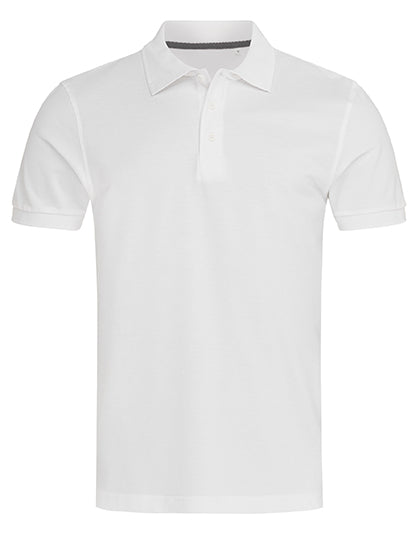 Lux Polo Men in White, Größe 5XL
