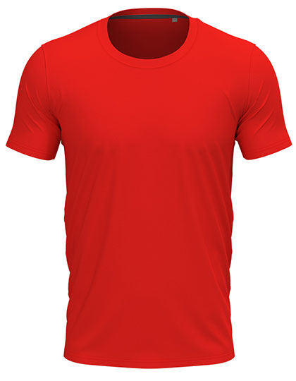 Stretch-T in Scarlet Red, Größe 3XL