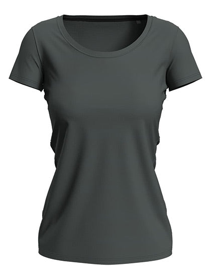 Stretch-T Women in Slate Grey (Solid), Größe XXL