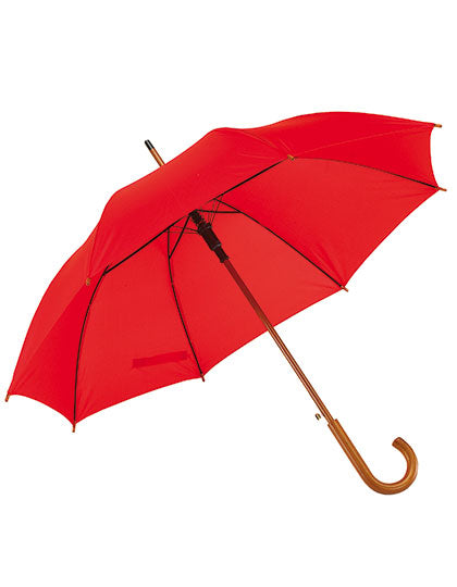 Automatischer Holzstockschirm Tango in Red, Größe Ø approx. 103 cm