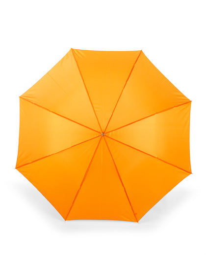Stockschirm Automatik Holzgriff in Orange, Größe Ø ca. 104 cm