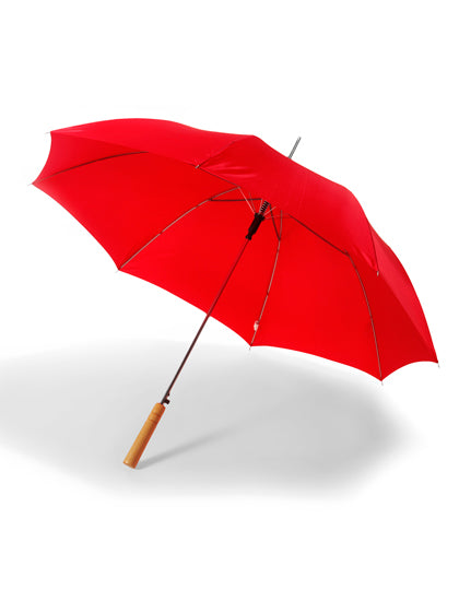Stockschirm Automatik Holzgriff in Red, Größe Ø ca. 104 cm