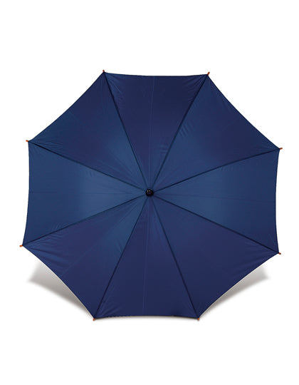 Automatik-Holzstockschirm Cork in Dark Blue, Größe Ø ca. 103 cm