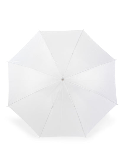 Automatik Stockschirm in White, Größe Ø ca. 104 cm
