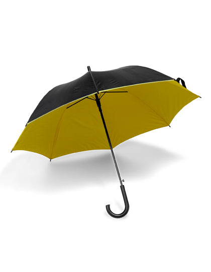 Automatik Stockschirm in Black/Yellow, Größe Ø ca. 107 cm