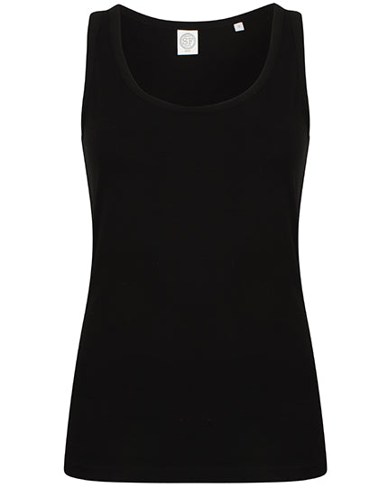 Women´s Feel Good Stretch Vest in Black, Größe XXL