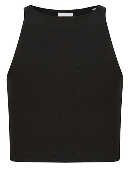 Kids´ Cropped Top in Black, Größe 11-12 years