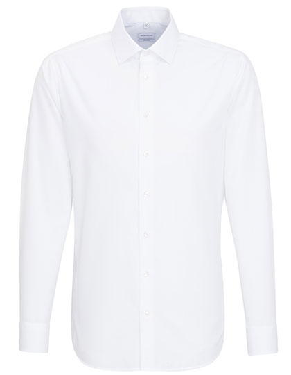 Men´s Shirt Shaped Fit Long Sleeve in White, Größe 46
