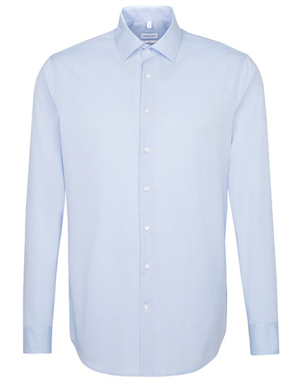 Men´s Shirt Slim Fit Long Sleeve in Light Blue, Größe 45