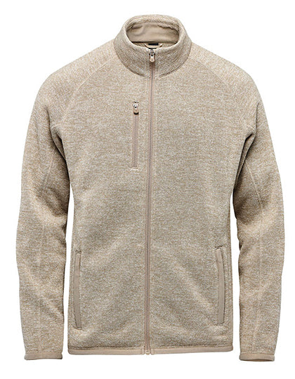Men´s Avalante F/Z Fleece Jacket in Oatmeal Heather, Größe 3XL