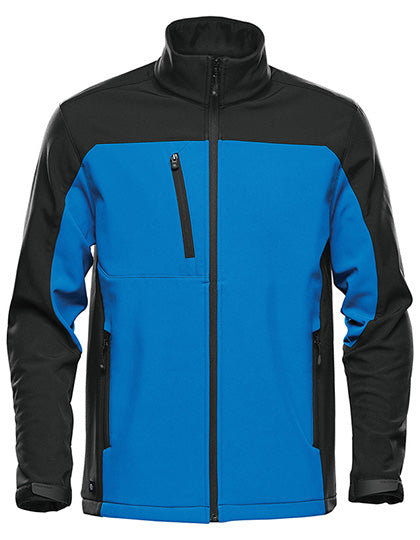 Men´s Cascades Softshell Jacket in Azure Blue, Größe 3XL