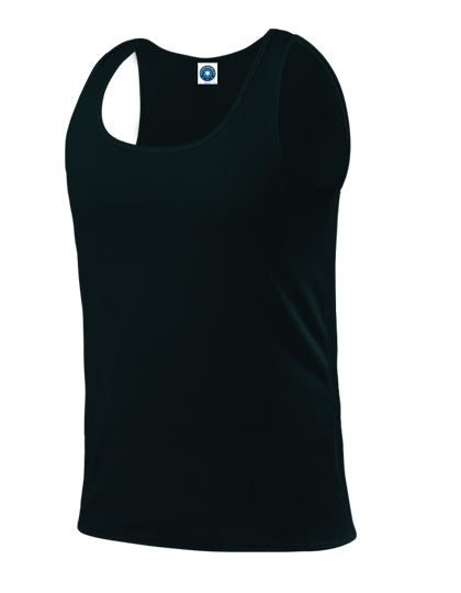 Men´s Running Vest in Black, Größe XL