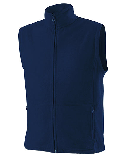 Fleece Body Warmer in Navy Blue, Größe XXL