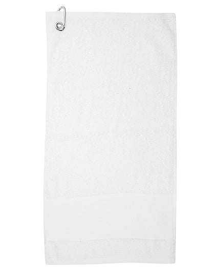 Printable Golf Towel in White, Größe 30 x 60 cm