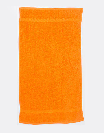 Luxury Hand Towel in Orange, Größe 50 x 90 cm