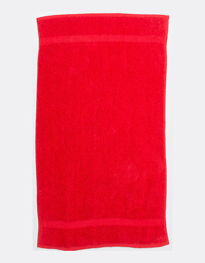 Luxury Bath Towel in Red, Größe 70 x 130 cm