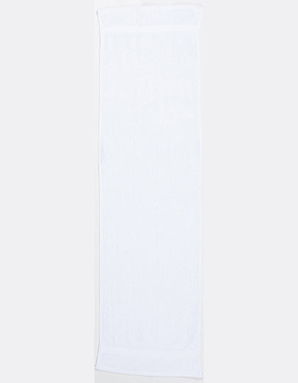 Classic Sports Towel in White, Größe 30 x 110 cm