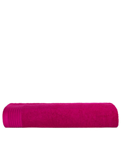 Classic Beach Towel in Magenta, Größe 100 x 180 cm