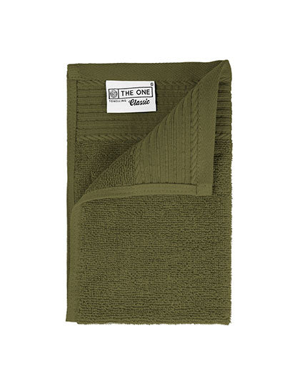 Classic Guest Towel in Olive Green, Größe 30 x 50 cm