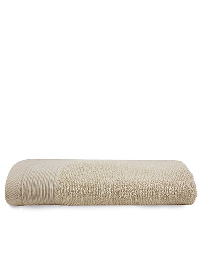 Classic Bath Towel in Beige, Größe 70 x 140 cm