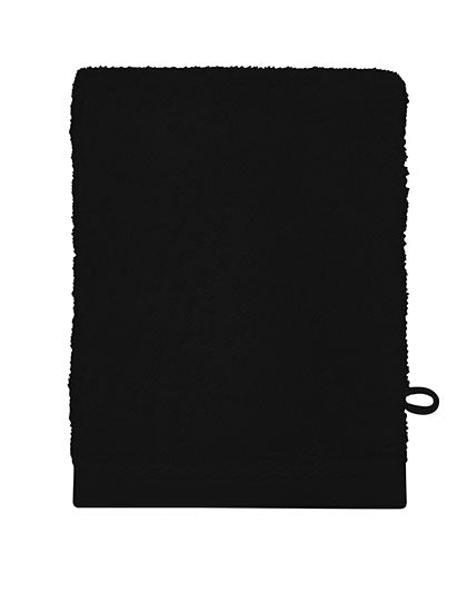 Classic Washcloth in Black, Größe 16 x 21 cm