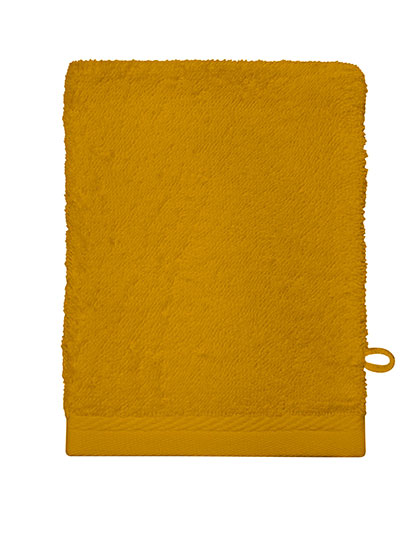 Classic Washcloth in Gold Yellow, Größe 16 x 21 cm