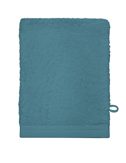 Classic Washcloth in Petrol, Größe 16 x 21 cm