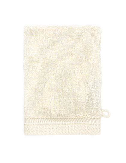Bamboo Washcloth in Ivory Cream, Größe 16 x 21 cm