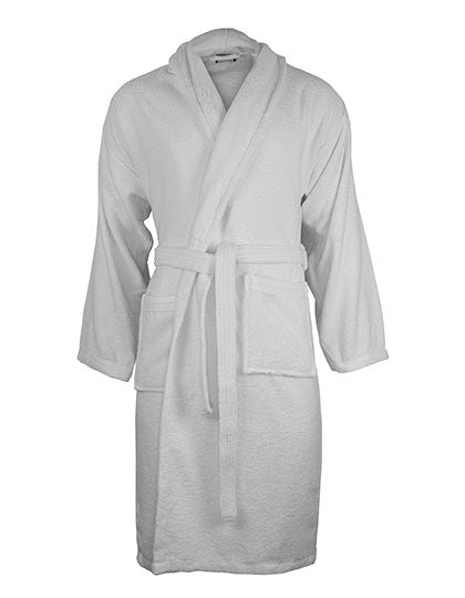 Organic Bathrobe in White, Größe XXL/3XL