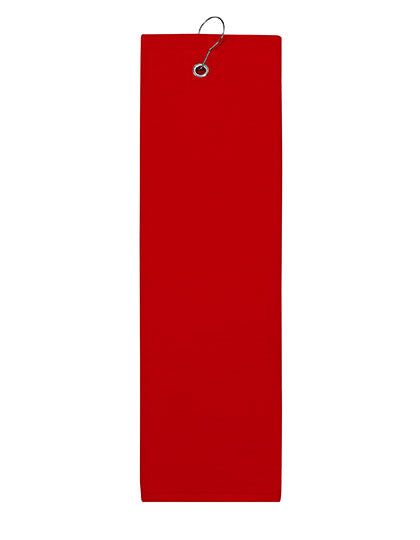 Golf Towel in Red, Größe 40 x 50 cm
