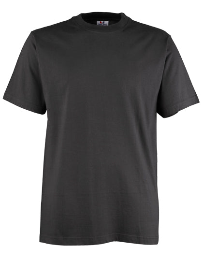 Basic Tee in Dark Grey (Solid), Größe 5XL