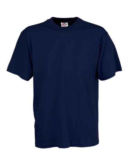 Basic Tee in Navy, Größe 5XL