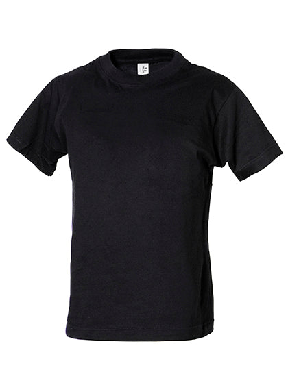 Junior Power Tee in Black, Größe 12/14