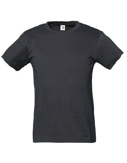 Junior Power Tee in Dark Grey (Solid), Größe 12/14