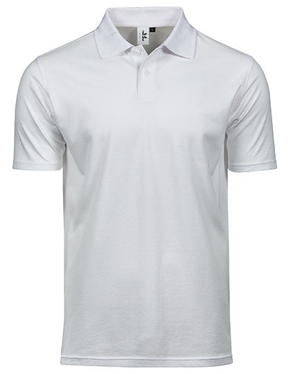 Power Polo in White, Größe 5XL