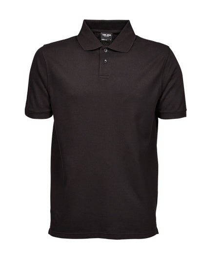 Men´s Heavy Polo in Black, Größe 5XL