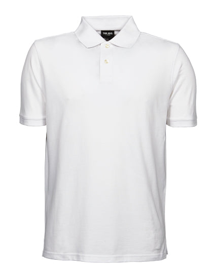 Men´s Heavy Polo in White, Größe 5XL