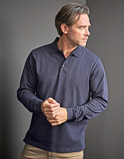 Men´s Luxury Stretch Long Sleeve Polo