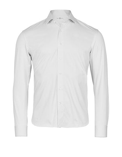 Active Stretch Shirt in White, Größe 3XL