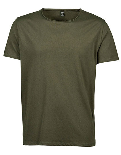 Men´s Raw-Edge Tee in Olive, Größe 3XL