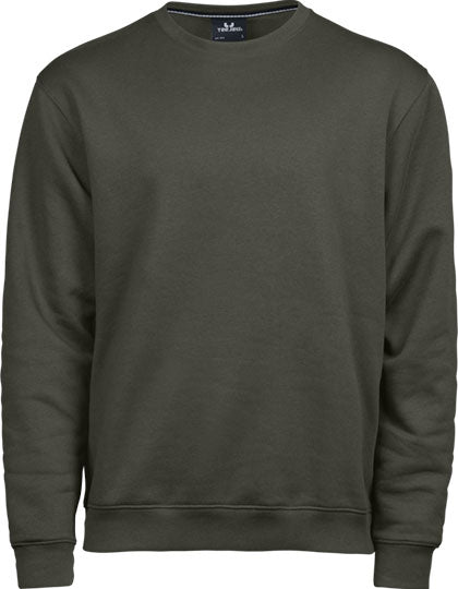 Heavy Sweatshirt in Deep Green, Größe 5XL