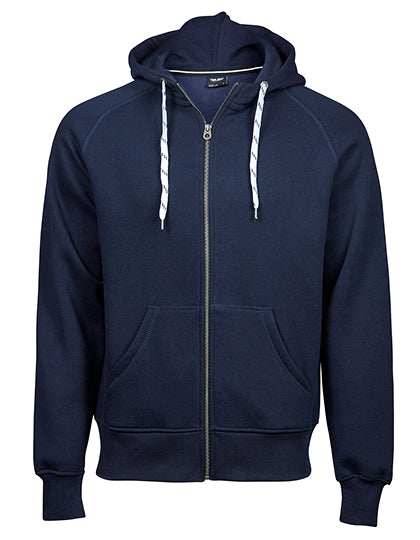 Men´s Fashion Full Zip Hood in Navy, Größe 3XL