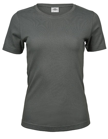 Women´s Interlock Tee in Powder Grey, Größe 3XL