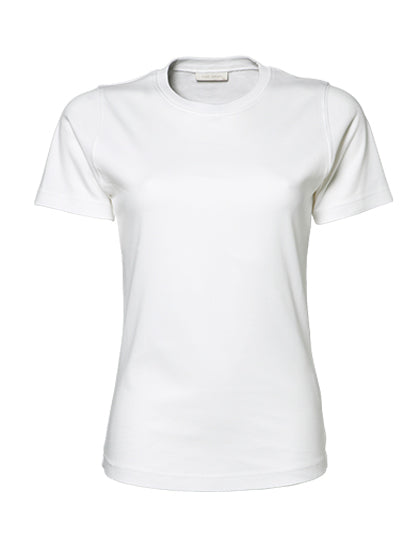 Women´s Interlock Tee in White, Größe 3XL