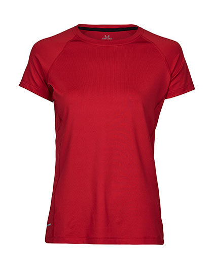 Women´s CoolDry Tee in Red, Größe XXL